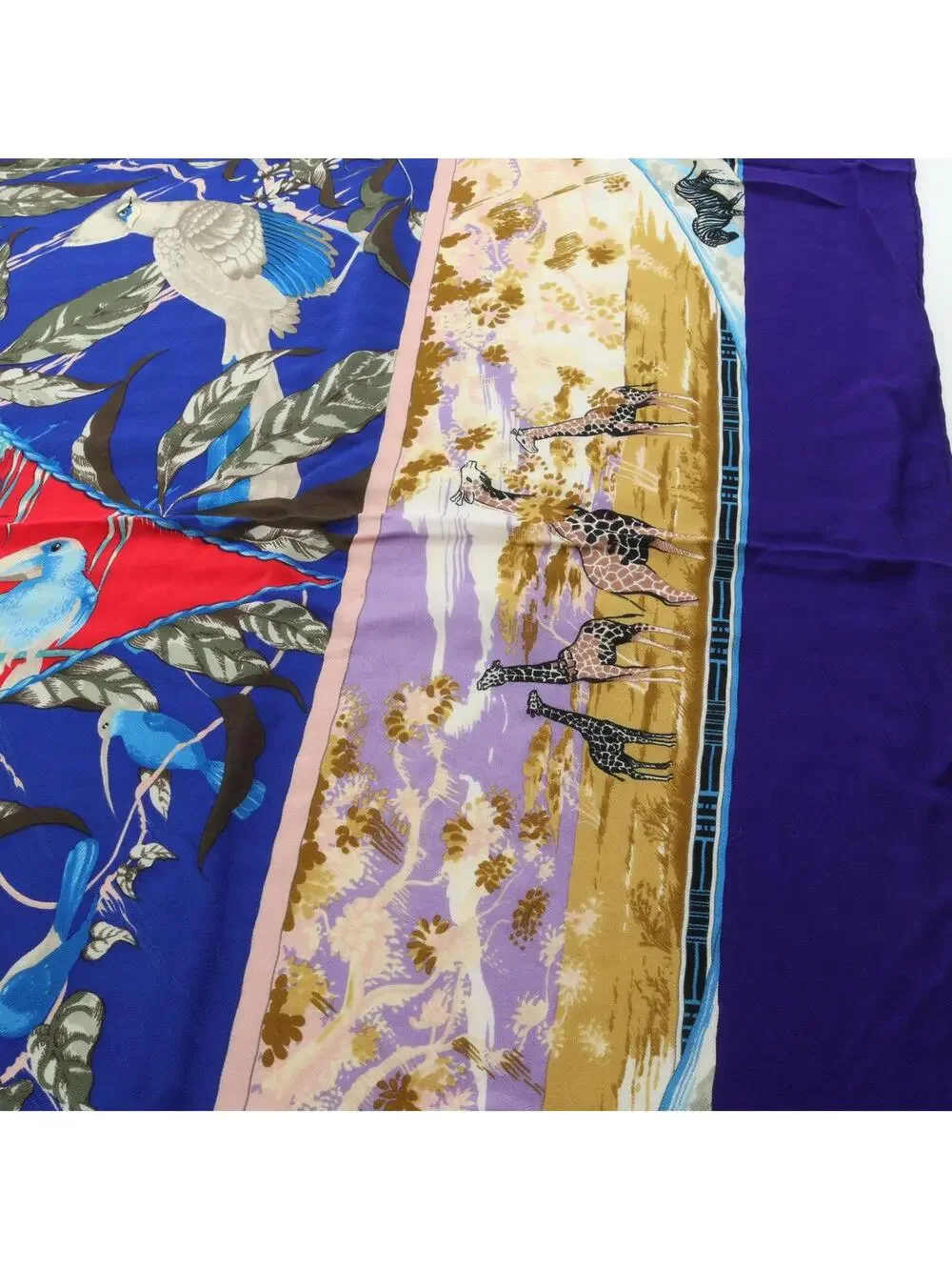 Hermes Carre Geant Tropices Scarf Silk #274814H11B